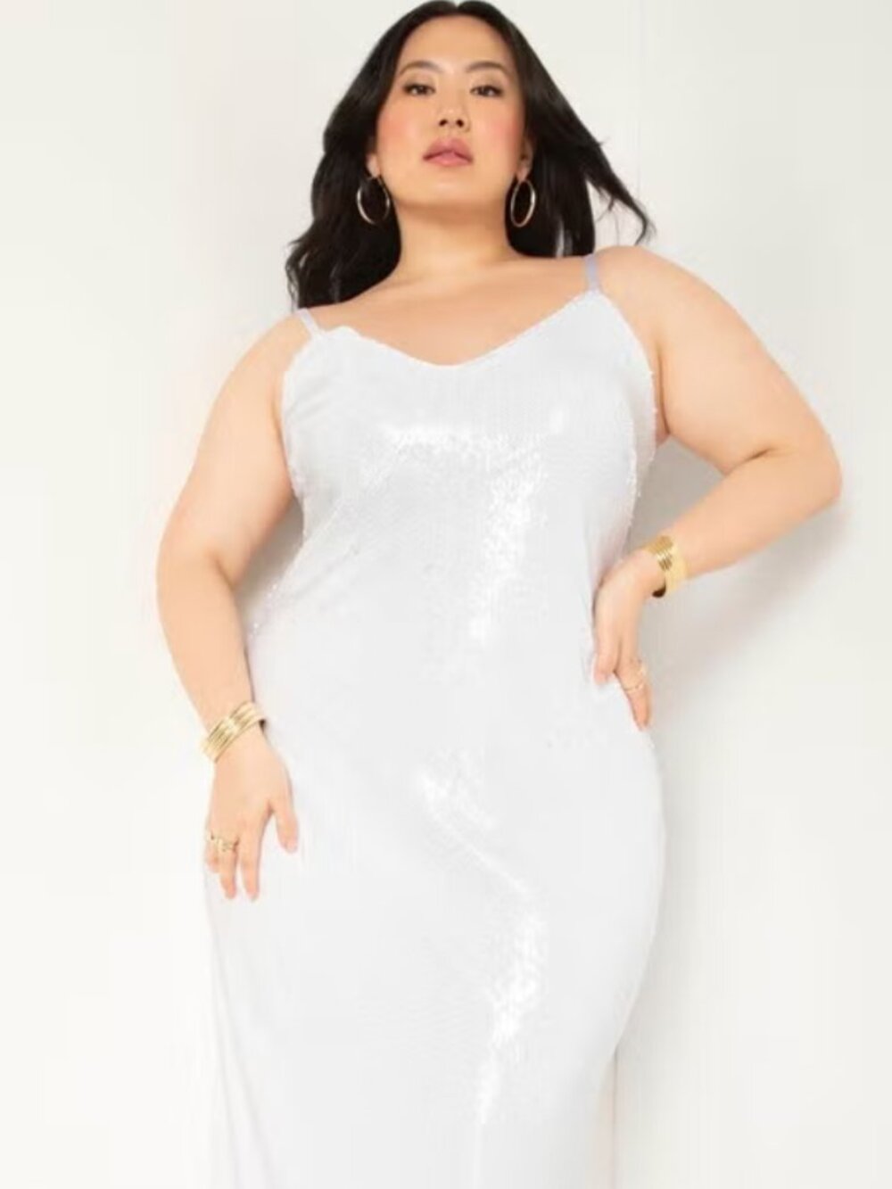 Eloquii Maxi Sequin Dress